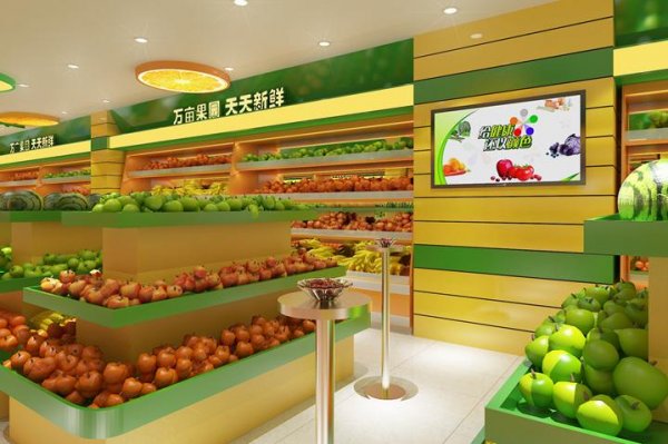 水果店鋪這樣裝修，銷售量暴增！